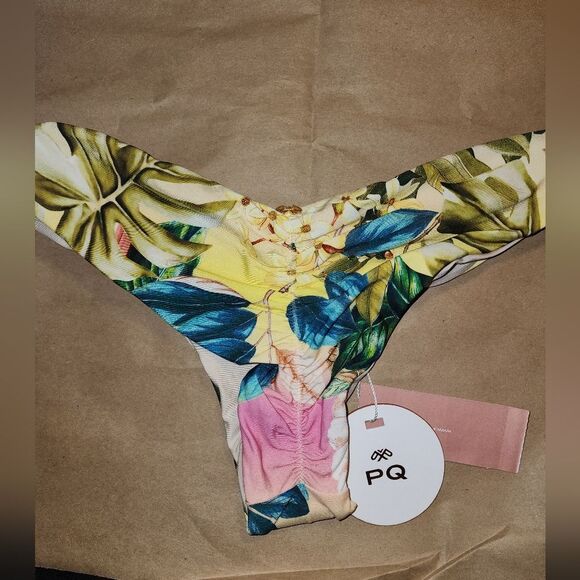 PQ Swim Floral Bikini Bottom NWT Size Small - Picture 5 of 6